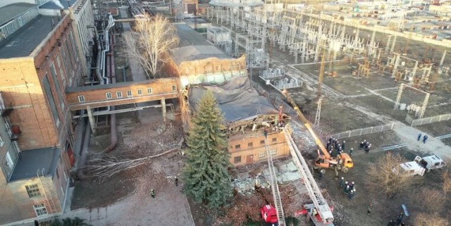 В Тамбове обрушилось здание ТЭЦ