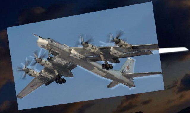 В какую сторону летит ТУ-95¿