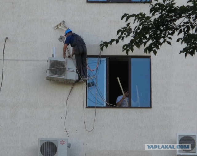 Промальп на монтаже кондиционеров