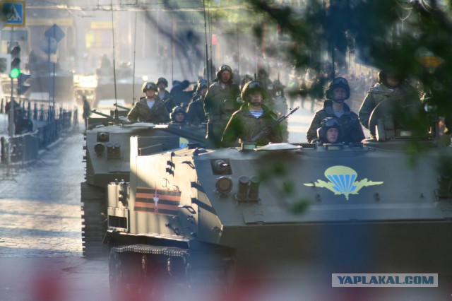 Фото с репетиции Парада Победы