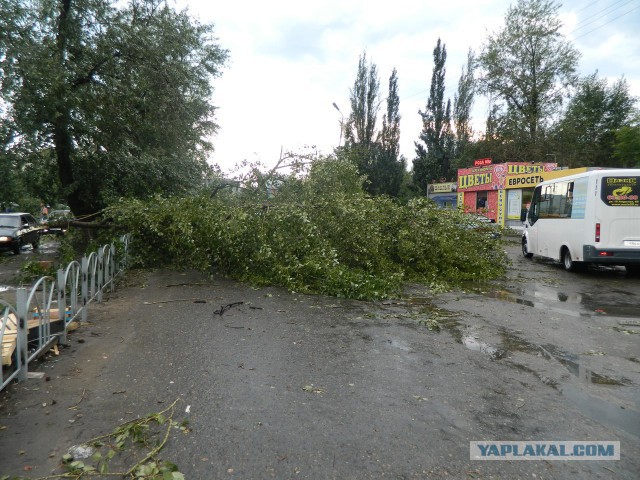 Ураган в Омске