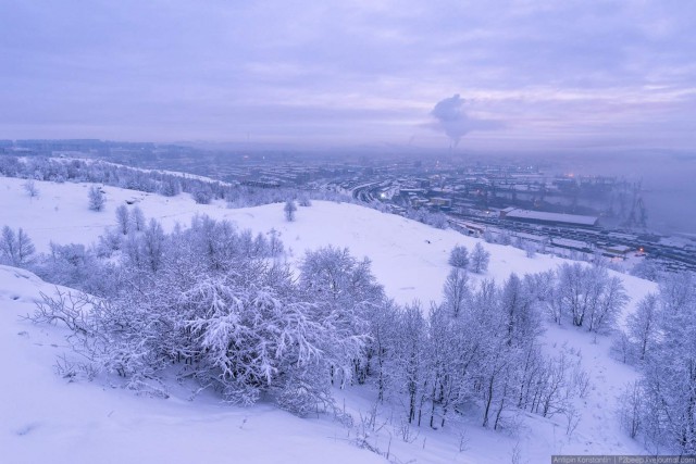 Полярная ночь. Мурманск