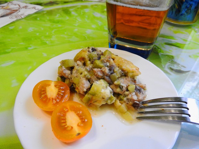Пельмени с грибами и бонус.