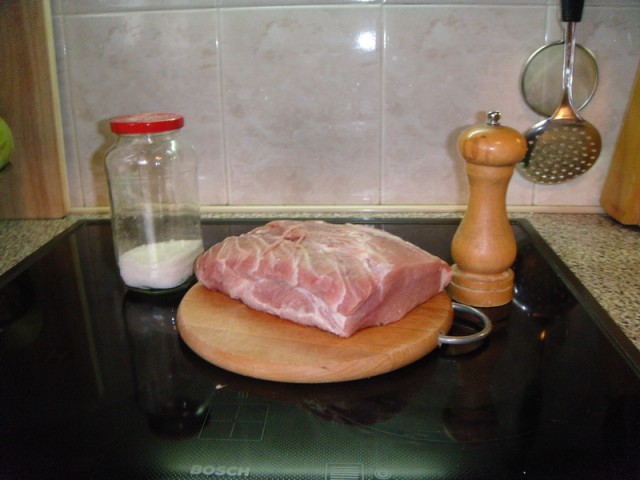 Свинина с картошкой в рукаве