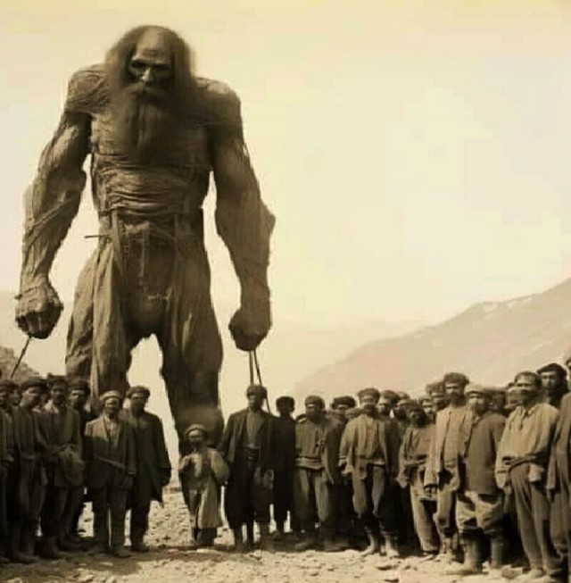 Фото одного из последних великанов