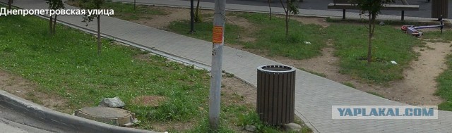 Вандалы взорвали урну в сквере Владивостока