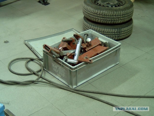 Ремонт автомобиля со сложным перекосом.