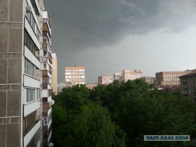 Наводнение в Москве 22.05.2015