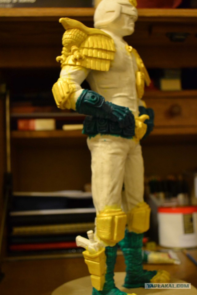 Создание фигурки "JUDGE DREDD"
