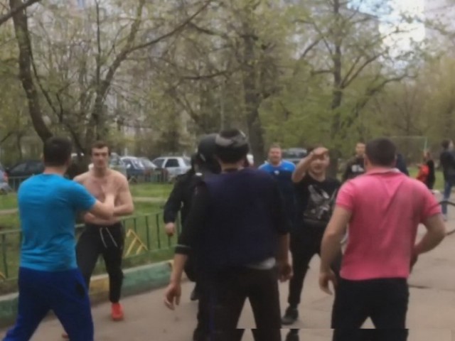 Массовая драка в Москве на основе этнической неприязни