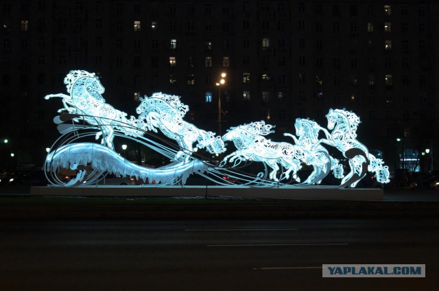 Ночные и вечерние фотографии Москвы