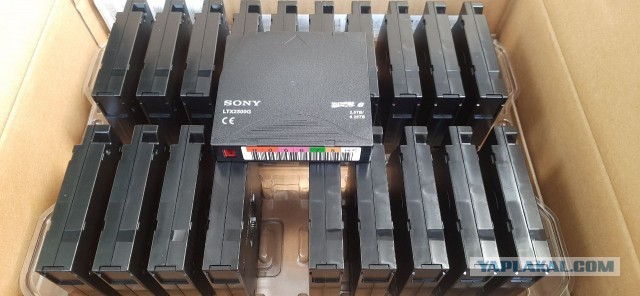 Продаются ленточные картриджи (кассеты) Sony Ultrium LTO6, 6,25TB (2.5Tb native)