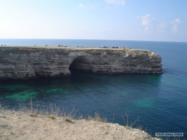 Мыс Тарханкут - самая западная точка Крыма.