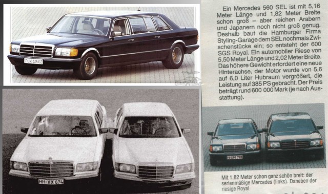 Mercedes-Benz SGS w126 "Royale"