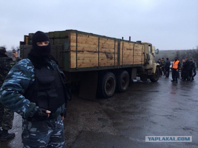 Cиловая операция в Славянске.