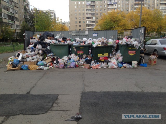 Челябинск завален мусором