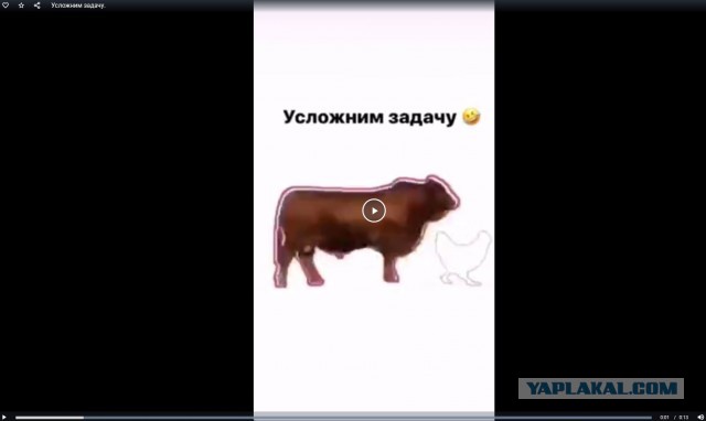 Усложним задачу по ловле курицы