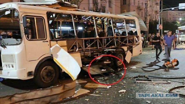 В Воронеже взорвалась маршрутка