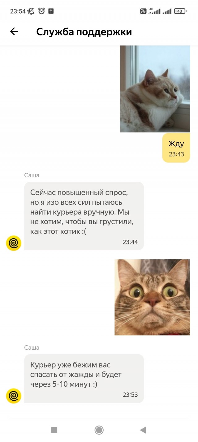 История одного заказа