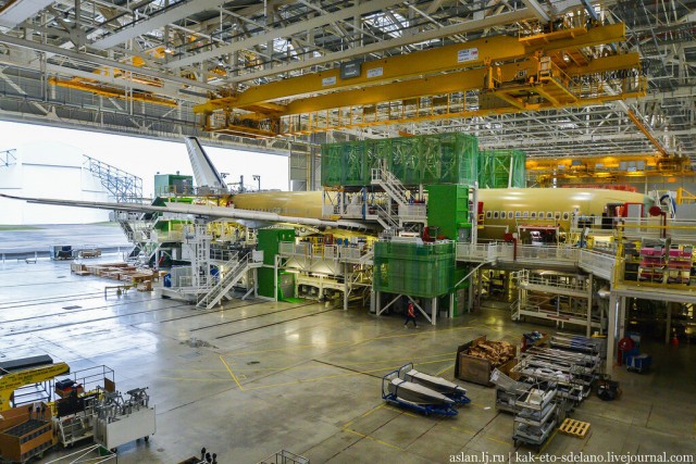 Как собирают самолеты Airbus