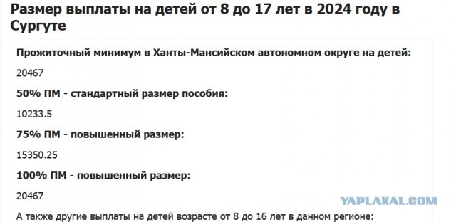 В Сургуте предлагают оформить пособия  20467 на ребенка