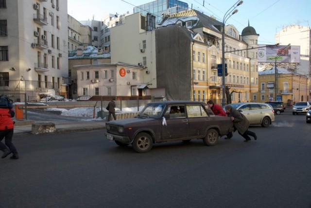 Автопробег "За Честные выборы в Москве"