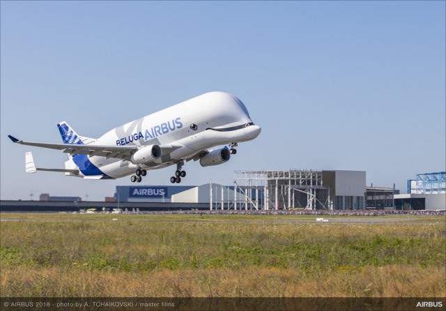 BelugaXL совершил первый полет