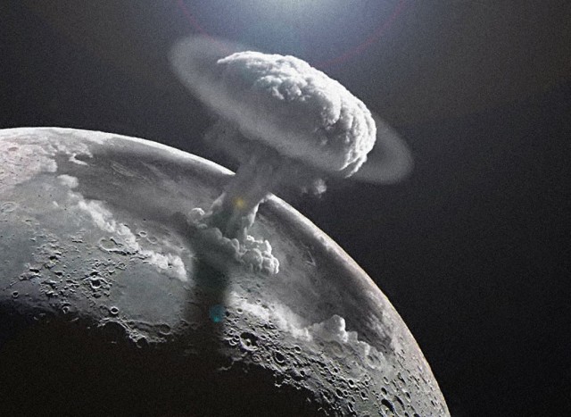 Ядерный удар по Луне
