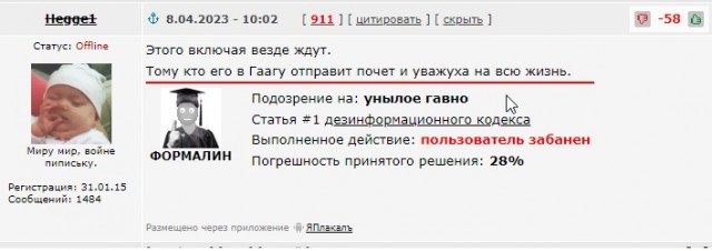 Цена санкций