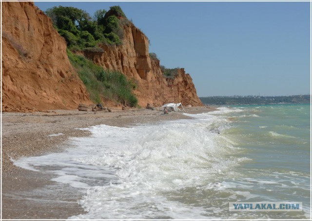 Крым. Любимовка. Пляж.