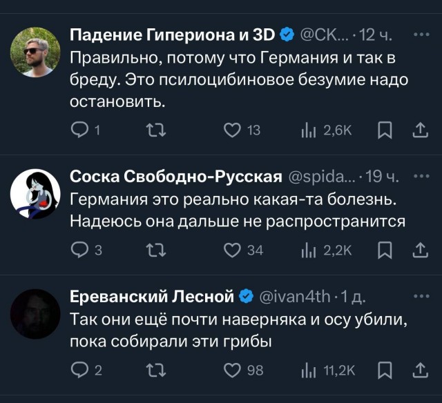 В соцсети X* распространилась фотосессия с богатым урожаем грибов, вызвавшая неоднозначную реакцию пользователей.