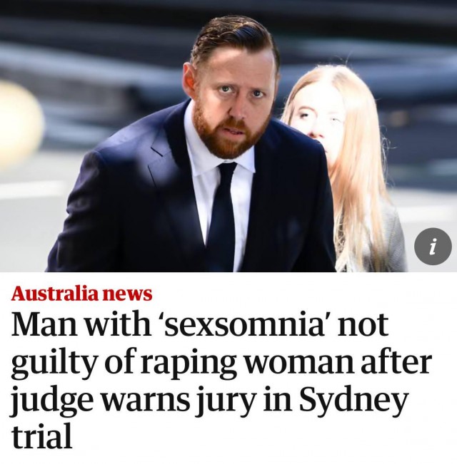 Ситуация: в Австралии оправдали мужчину, который изнасиловал женщину во сне