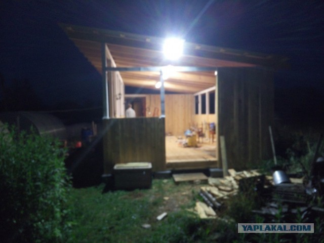 Постройка беседки