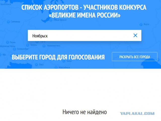 Стартовало голосование по выбору названий для российских аэропортов