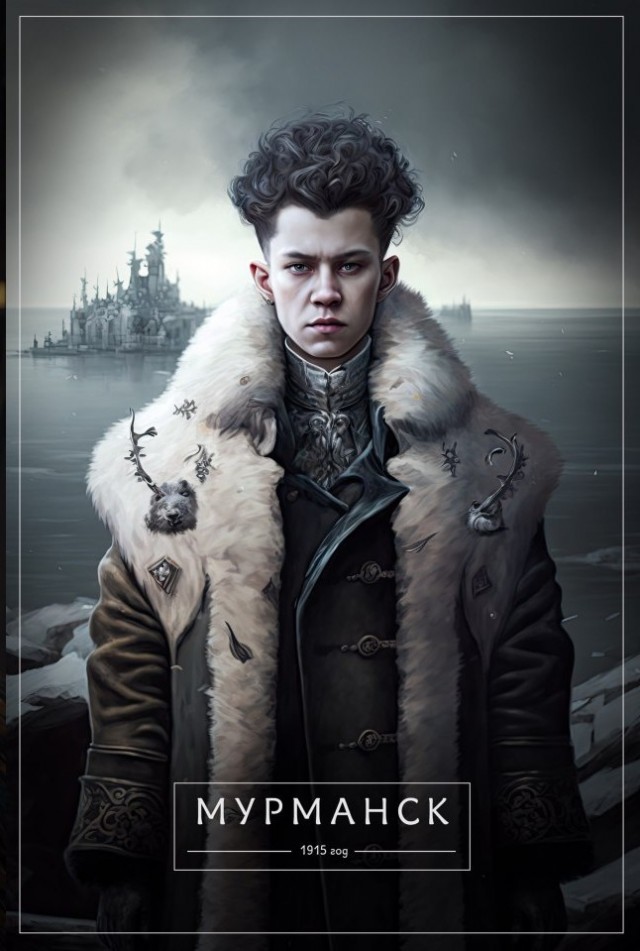 Человеческие облики городов Русских по версии нейросети