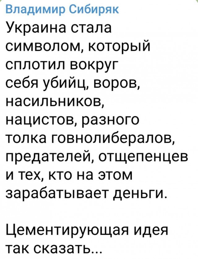 Украинка о единстве