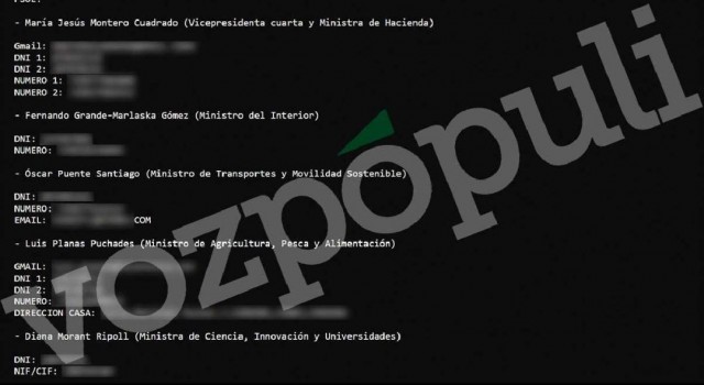 Хакер выложил телефоны испанских министров в сеть