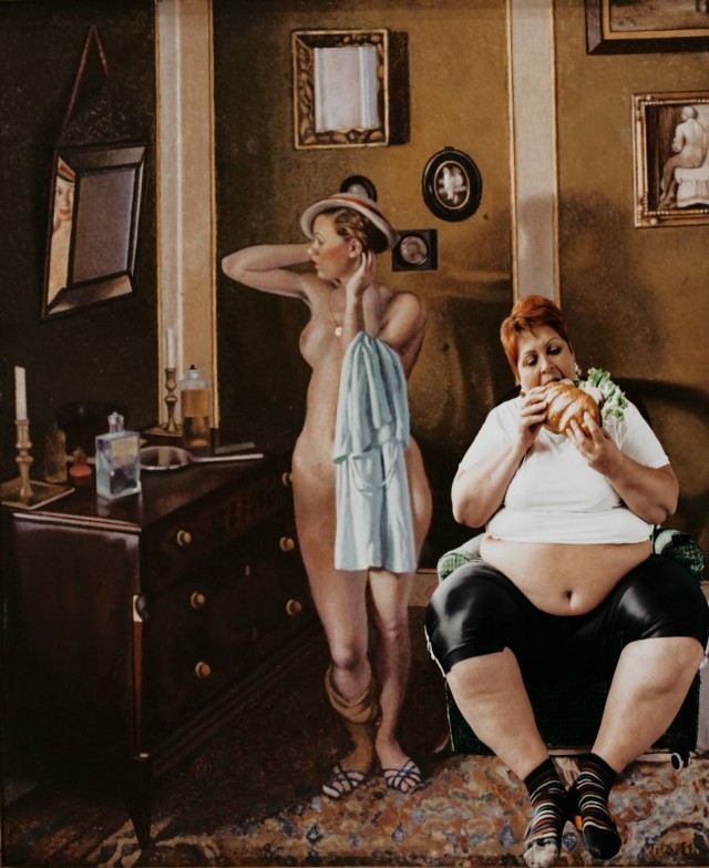 Фотожаба - настало время заморить червячка. Без иишницы