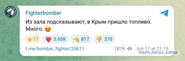 Продажа топлива на АЗС Крыма прекращена