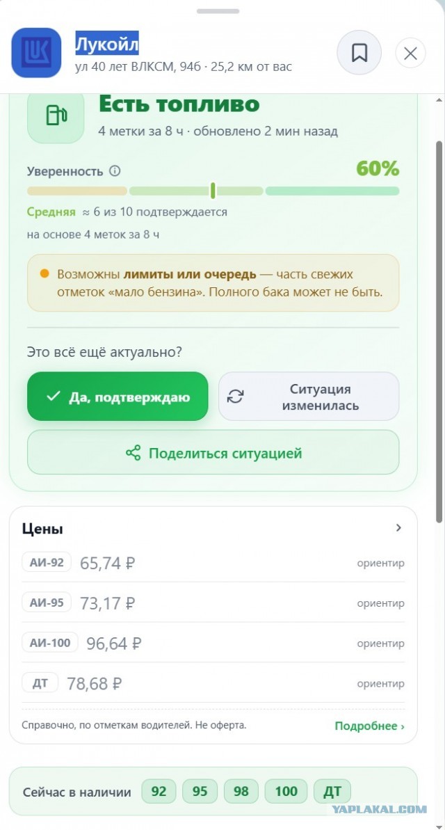 Качество бензина