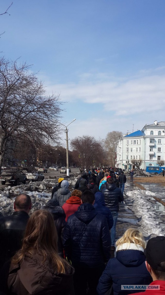 Задержания происходят на антикоррупционных акциях «Он нам не Димон»