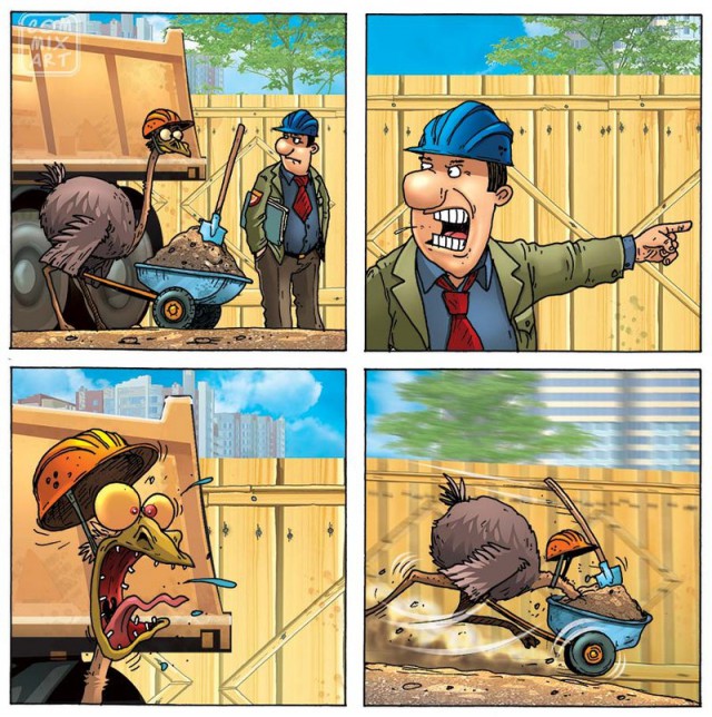 Приключение страуса
