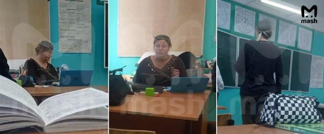 Учительница-пастафарианка из Химок пришла на работу с дуршлагом на голове.