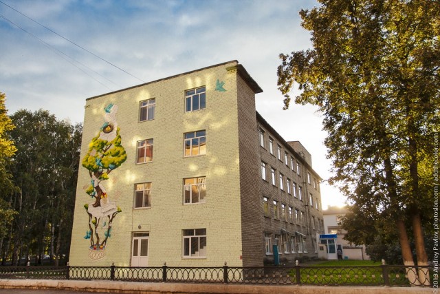 Раскраска серых домов и зданий