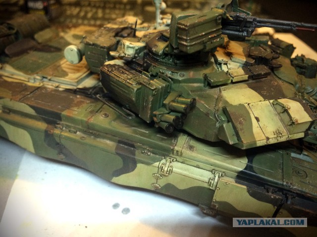 Модель танка Т-90А в масштабе 1/35