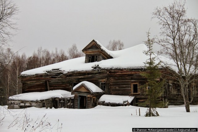 Один день американки в российской деревне.