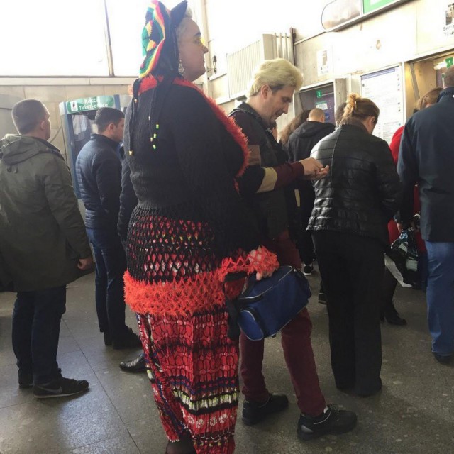 Модники из российского метрополитена