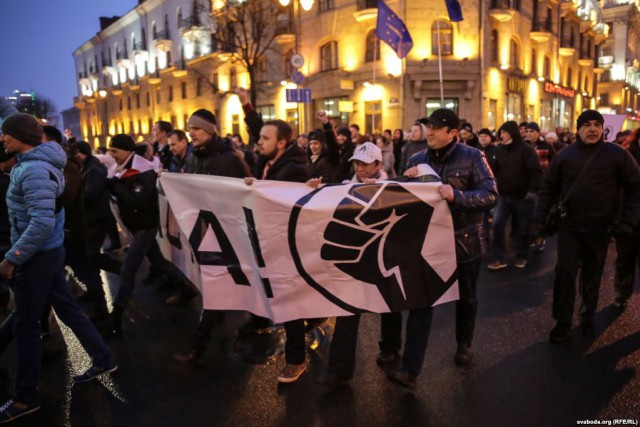 Митинг в Беларусии