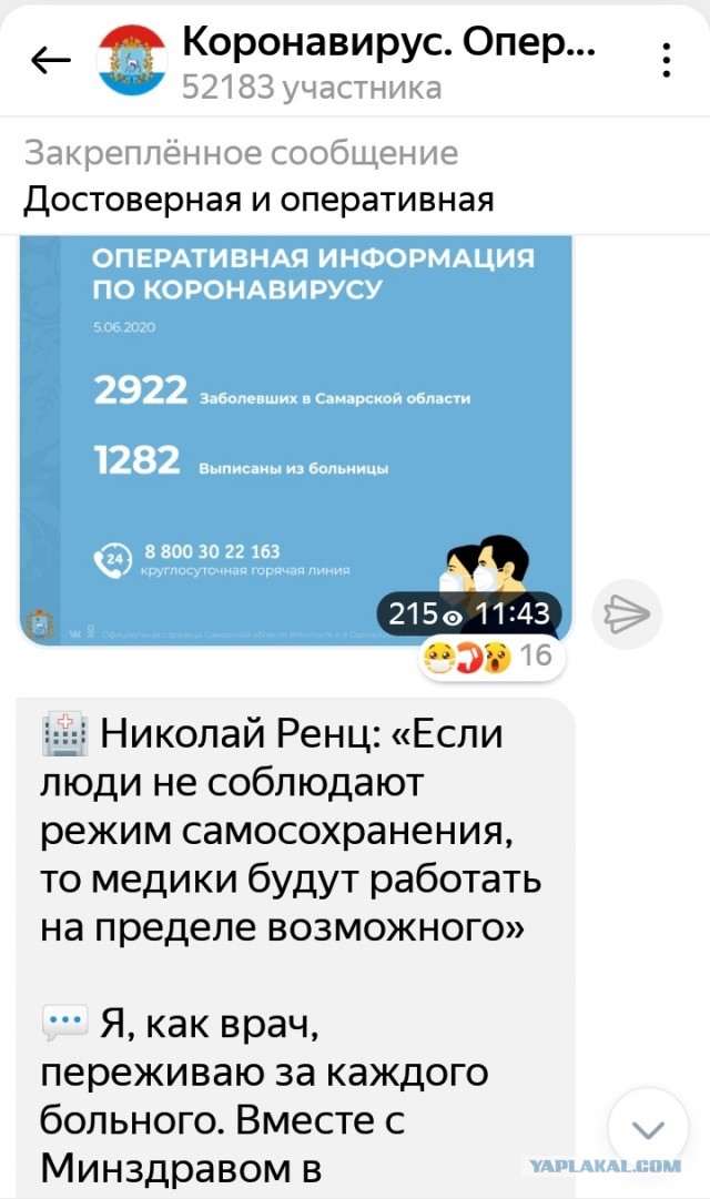 Пандемия. Коронавирус. Россия и мир. Последняя информация. Часть 16