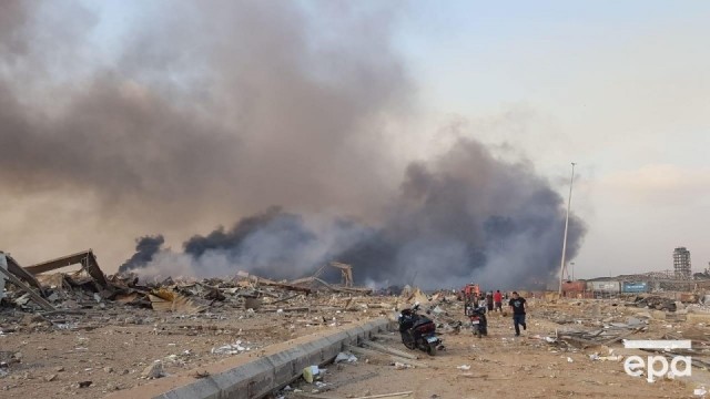 Последствия взрыва в Бейруте